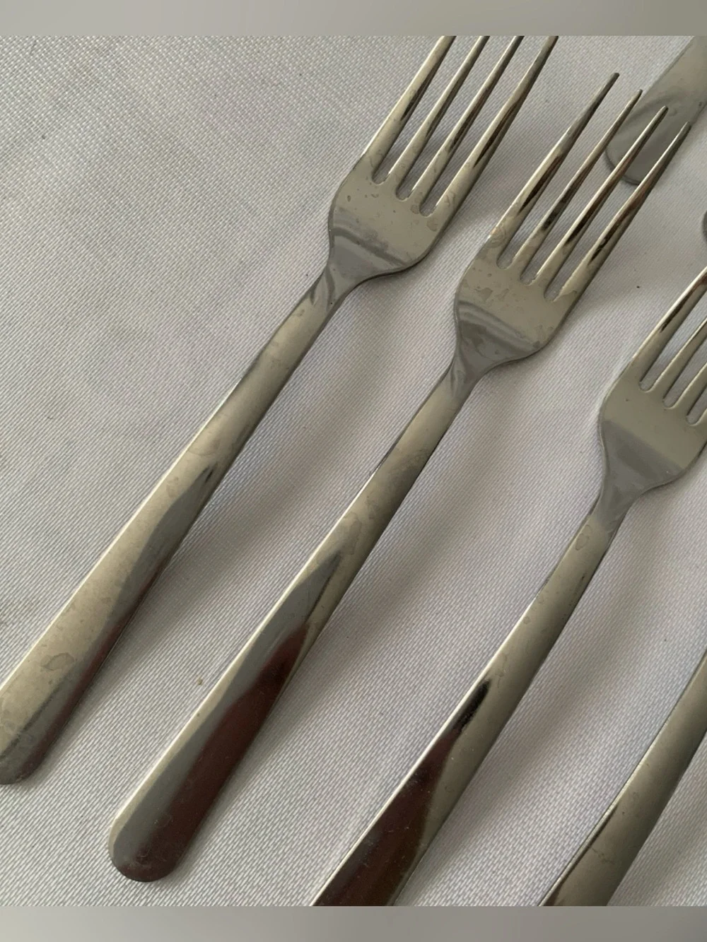 Set Of 40 Stainless Steel Silverware Forks Flatware Picnic Party Celebrating Art